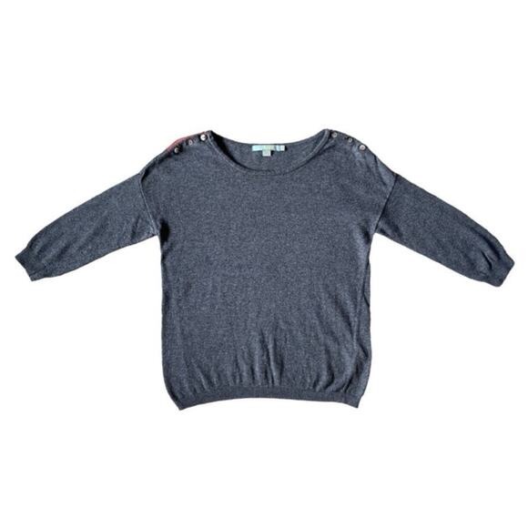 Boden Sweaters - Boden Cashmere Blend Sweater Pullover Button Shoulder Detail Knit Womens Size 2